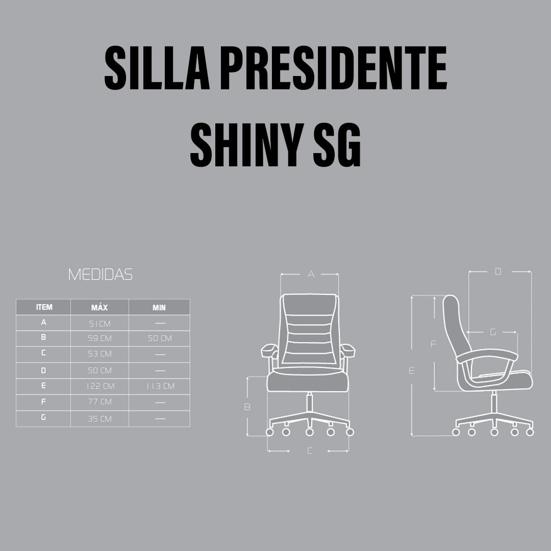 Silla presidencial shiny sg
