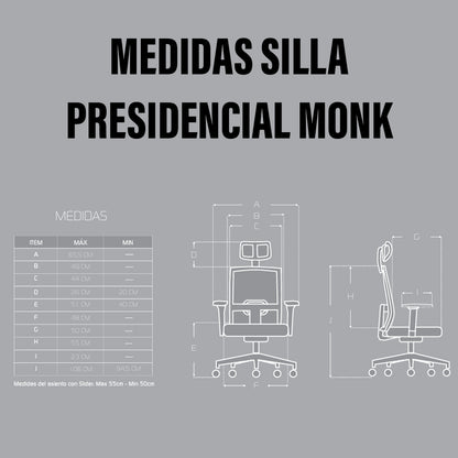 Silla presidencial monk