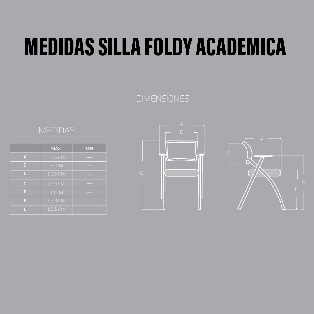 Silla academica foldy